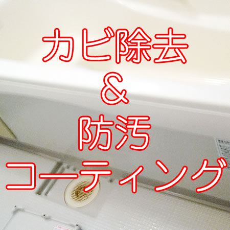 浴室カビ除去＆防汚コーティング