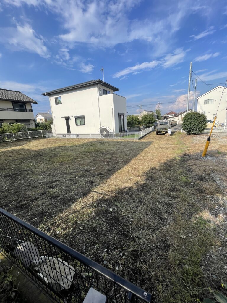 草刈り後